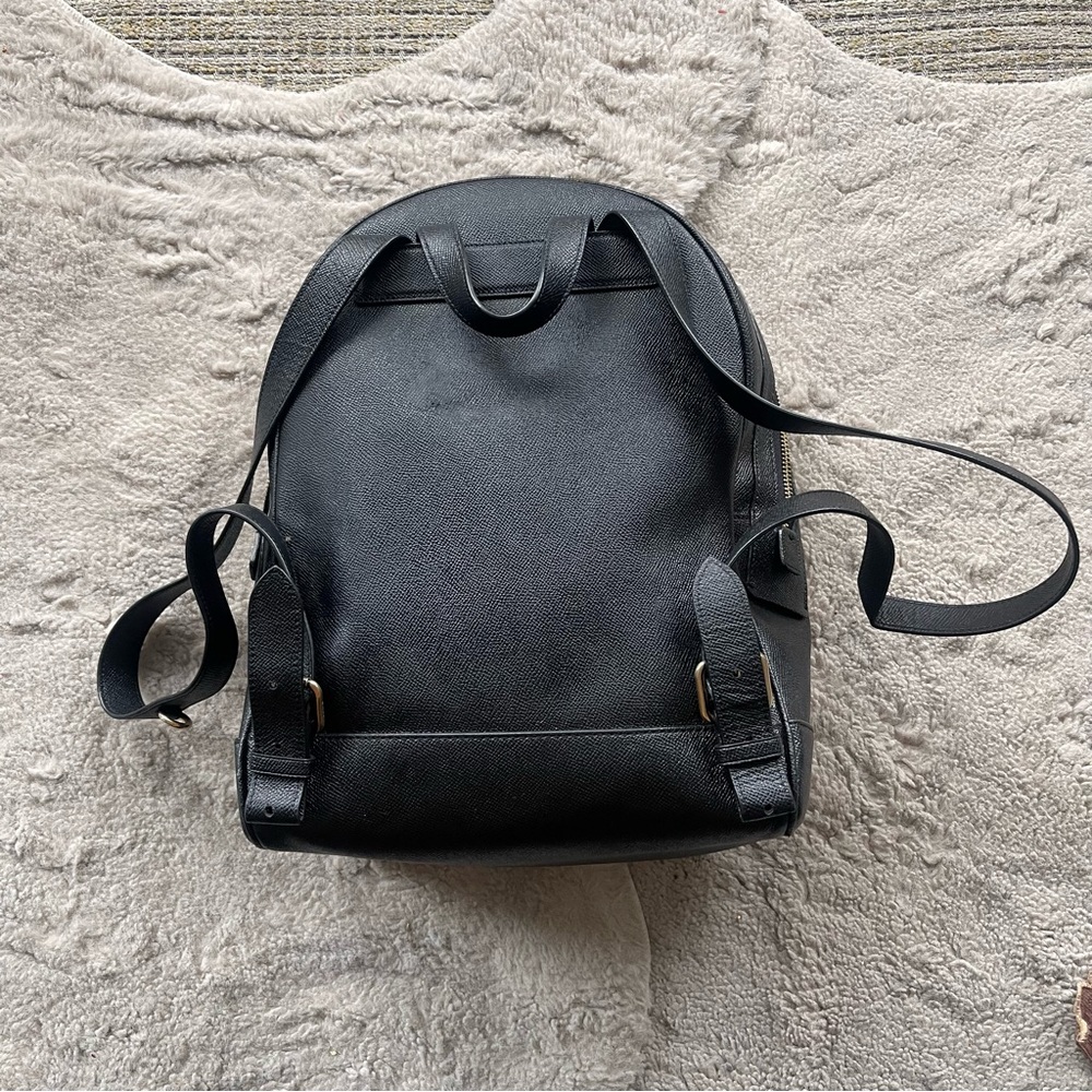 Coach Black Backpack with Gold Accents - Picture 4 of 13